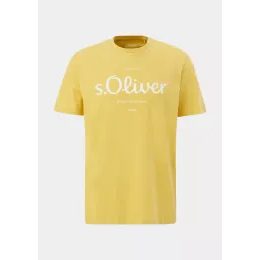 Pánské tričko s krátkým rukávem s.Oliver žluté