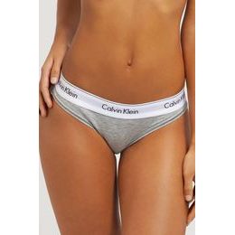 Dámské kalhotky CALVIN KLEIN Modern Cotton F3787E šedé