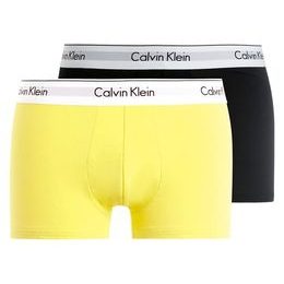 Pánské boxerky CALVIN KLEIN Modern Cotton Stretch 2 pack NB1086A neon/černá