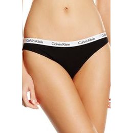 Dámské kalhotky CALVIN KLEIN QD3588E-999 Carousel 3-pack bikini černá/bílá/šedá