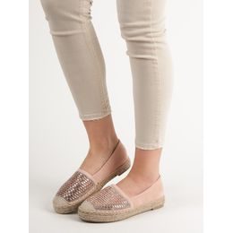 Espadrilky s krystalkami vices růžové