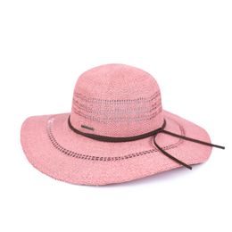 Elegantní letní klobouk růžový