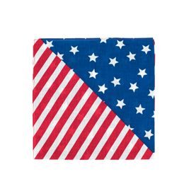 Bandana šátek do vlasů s motivem americké vlajky