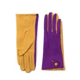 Dvoubarevné elegantní rukavice