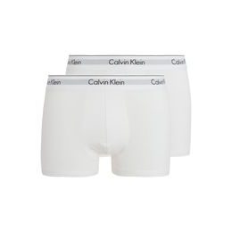 Pánské boxerky CALVIN KLEIN Modern Cotton Stretch 2 pack NB1086A bílá