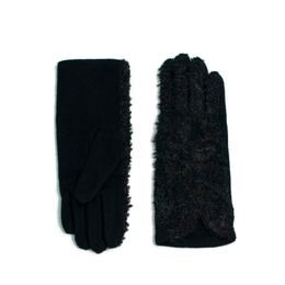 Šik vlněné rukavice černá