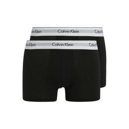 Pánské boxerky CALVIN KLEIN Modern Cotton Stretch 2 pack NB1086A černá