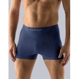 GINA pánské boxerky s delší nohavičkou, delší nohavička, bezešvé, jednobarevné MicroBavlna 54997P - lékořice