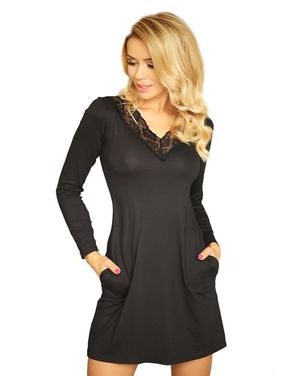 Dámská noční košilka Paris černá