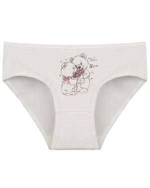 Dětské kalhotky Medvídek - smetanová