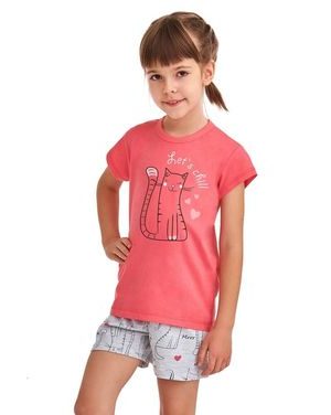 Dívčí pyžamo Hanička růžové Lets chill