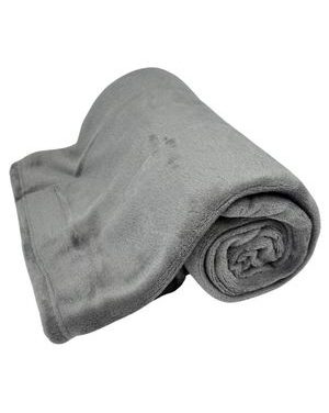 Deka 150x200 cm jednobarevná šedá