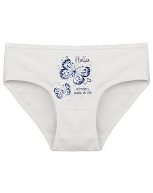 Dětské kalhotky Butterfly - smetanová