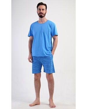 Pánské pyžamo šortky Sebastian - modrá