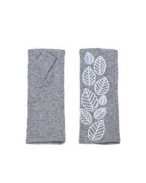 Rukavice bez prstů světle šedé