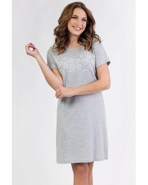 Dámská noční košilka Nature šedá