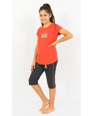 Dětské pyžamo kapri Good things - červená