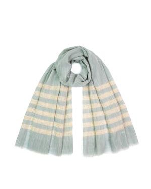 Šál Harper - modrozelená