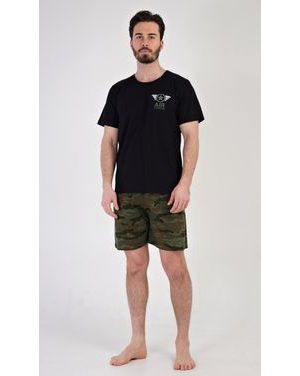 Pánské pyžamo šortky Air - černá
