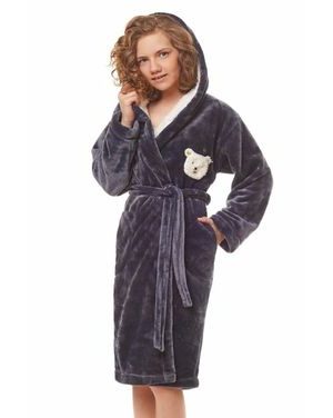 Dívčí župan Elsa šedý