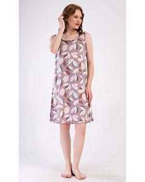 Dámská noční košile na ramínka Klára - bílá káva