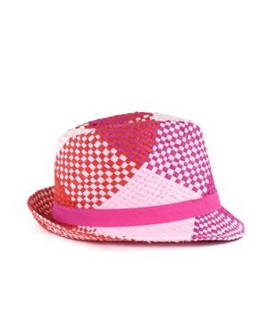 Trilby klobouk Hot Summer růžovo-béžový