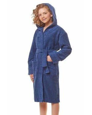 Dětský froté župan Kai modrý