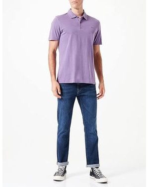 Pánská polokošile s krátkým rukávem s.Oliver fialová