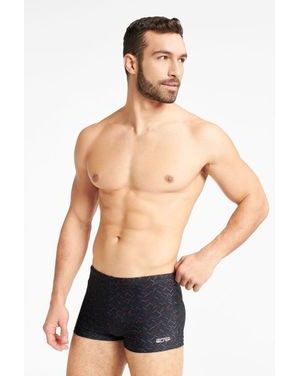 Pánské plavky Globe černé se vzorem