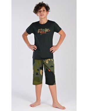 Dětské pyžamo kapri Erik - černá