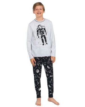 Chlapecké pyžamo Tryton šedé s kosmonautem