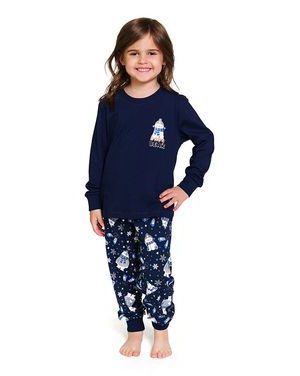 Dětské pyžamo Cozy Bear tmavě modré