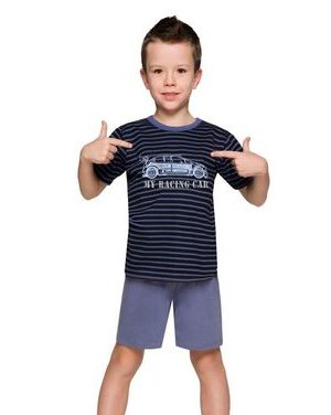 Chlapecké pyžamo s autem Max proužky