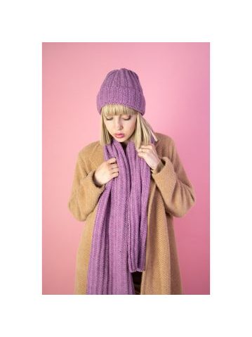 Světle fialový šátek do vlasů pin-up modrofialová