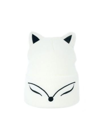 Zimní čepice pro děti bílá