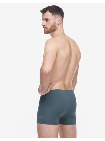 Pánské boxerky s kratší nohavičkou, kratší nohavička, šité 73119P - lékořice atlantic