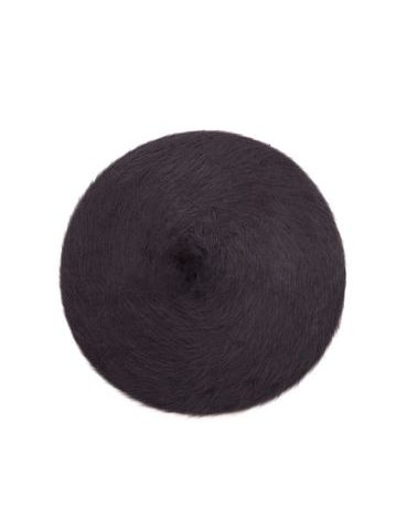 Angorský baret s dlouhým vlasem černý