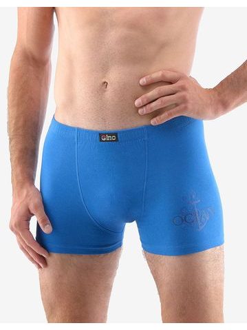 Pánské boxerky s kratší nohavičkou, kratší nohavička, šité, s potiskem 73115P - atlantic lékořice