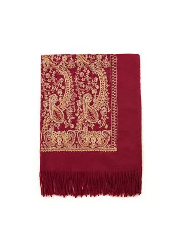 Folkový šátek s květy