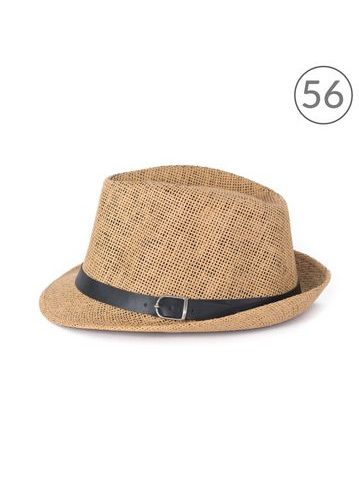 Béžový trilby 56cm