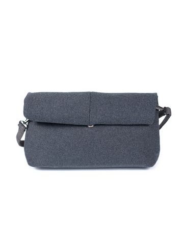 Minimalistická taška přes rameno šedá