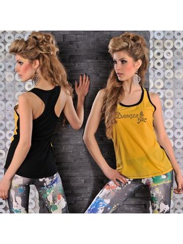 Top "Danger" žlutočerný