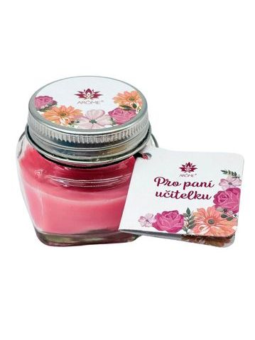 ARÔME Svíčka s přáním 28g, Pro paní učitelku