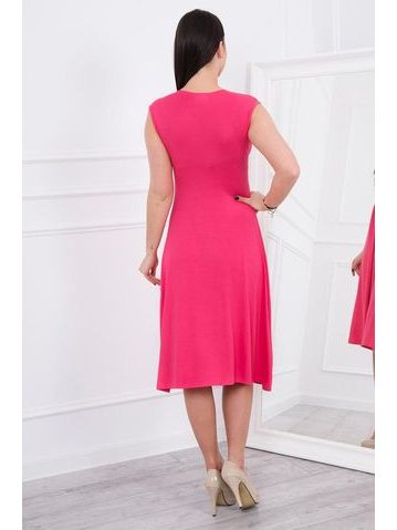 Květinové šaty s krajkovým topem a rukávy