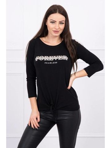 Tričko s nápisem "FOREVER" černá S/M - L/XL