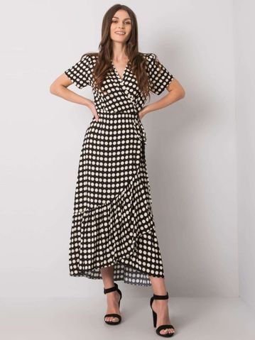 Černé polka dot šaty