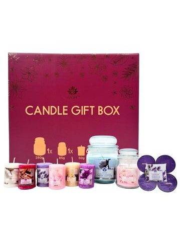 ARÔME Dárková sada svíček, 9 vůní