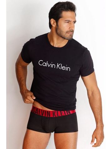 Pánské tričko s krátkým rukávem CALVIN KLEIN NM1129E černé