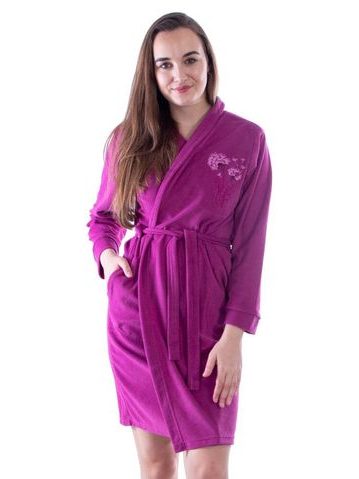 Dámský župan froté Hannah fialový
