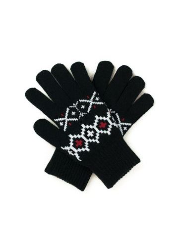 Teplé rukavice - černá